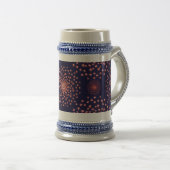 Dancing Galaxy Cosmic Drinkware Pattern Bierpul (Voorkant rechts)
