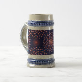 Dancing Galaxy Cosmic Drinkware Pattern Bierpul (Voorkant links)