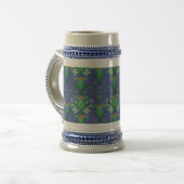 Dancing Galaxy Cosmic Drinkware Pattern Bierpul (Voorkant links)