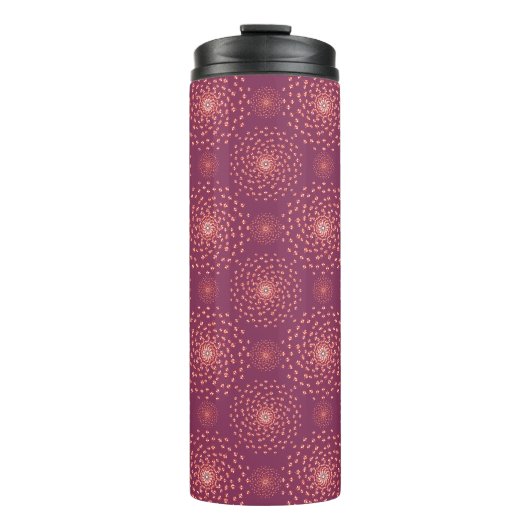 Dancing Galaxy Cosmic Drinkware Pattern Thermosbeker (Voorkant)