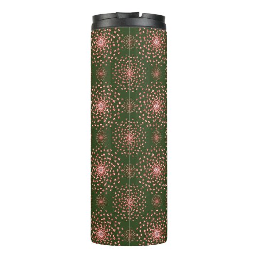 Dancing Galaxy Cosmic Drinkware Pattern Thermosbeker (Achterkant)