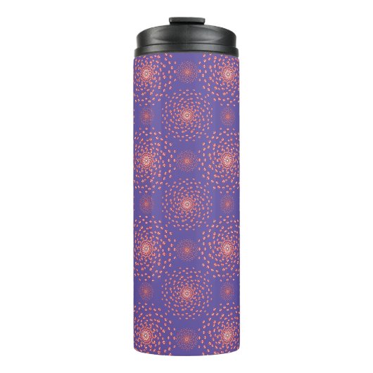 Dancing Galaxy Cosmic Drinkware Pattern Thermosbeker (Voorkant)