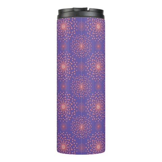 Dancing Galaxy Cosmic Drinkware Pattern Thermosbeker (Achterkant)