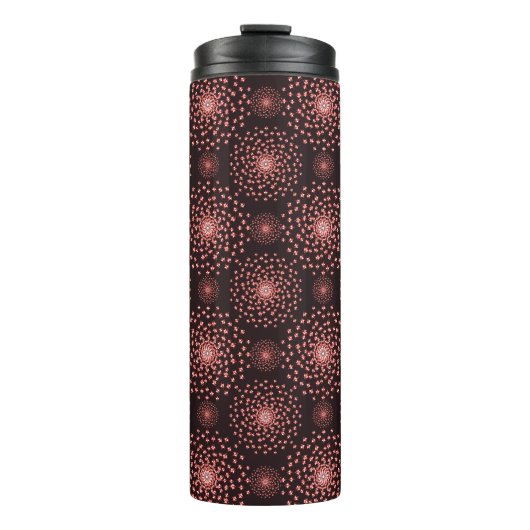 Dancing Galaxy Cosmic Drinkware Pattern Thermosbeker (Voorkant)