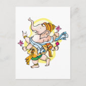 Dancing Ganesha Briefkaart (Voorkant)