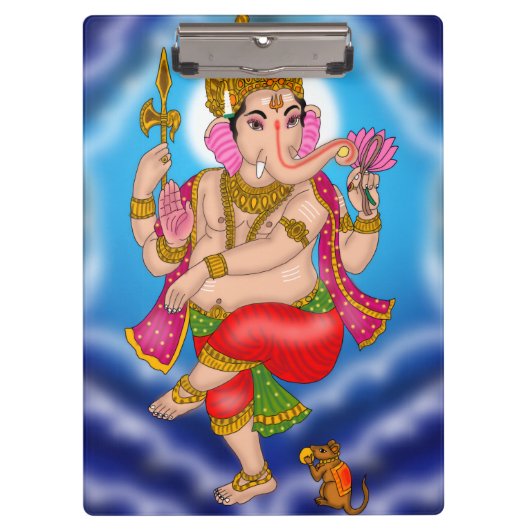 Dancing Ganesha Clipboard Klembord (Voorkant)