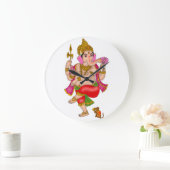Dancing Ganesha Clock Grote Klok (Huis)