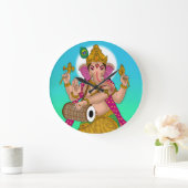 Dancing Ganesha Clock Grote Klok (Huis)