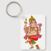 Dancing Ganesha Keychain (Voorkant)