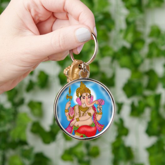 Dancing Ganesha Keychain (Hand)