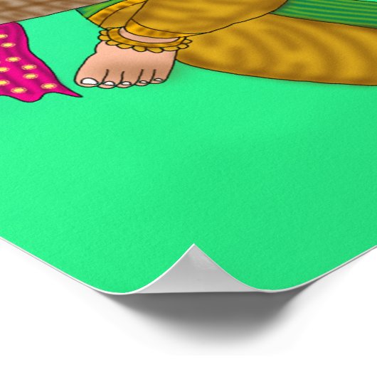 Dancing Ganesha Poster (Hoek)