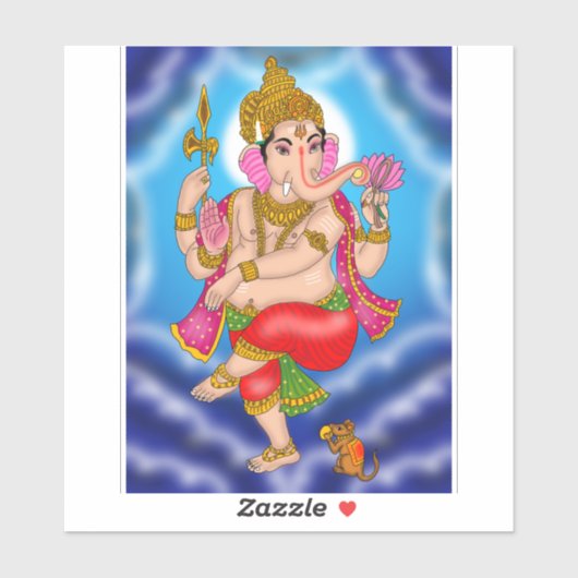 Dancing Ganesha Sticker (Vel)