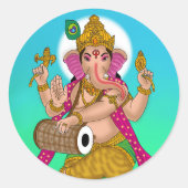 Dancing Ganesha Sticker (Voorkant)