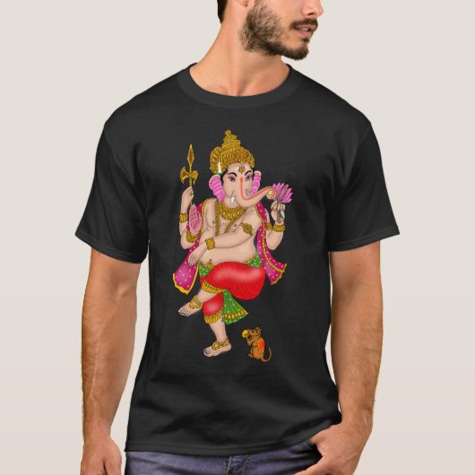 Dancing Ganesha T-Shirt (Voorkant)