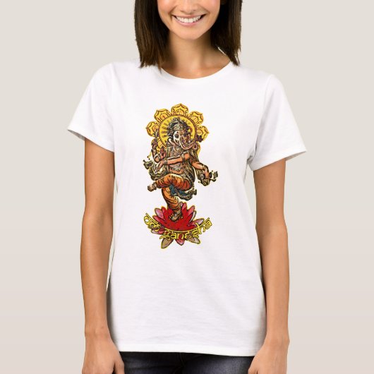DANCING GANESHA T-SHIRT (Voorkant)