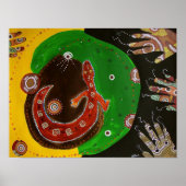 Dancing Gecko Poster (Voorkant)