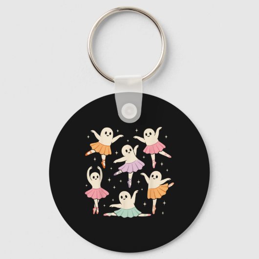 Dancing Ghosts Shirt Vrouwen Sleutelhanger (Voorkant)