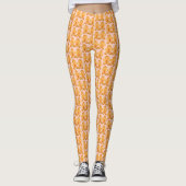 Dancing Gingerbread - Kerst Leggings (Voorkant)