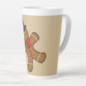 Dancing GingerbrooMan Latte Mok (Rechterhoek)