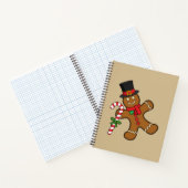 Dancing GingerbrooMan Notitieboek (Binnen)