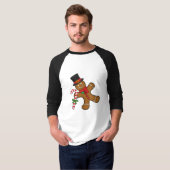 Dancing GingerbrooMan T-shirt (Voorkant volledig)