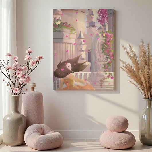 Dancing Girl beroemd gemaakt door The Castle Canva Canvas Afdruk