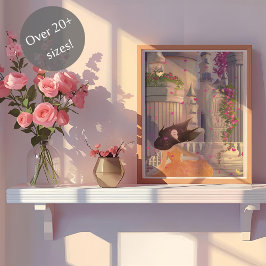 Dancing Girl beroemd gemaakt door The Castle Poste Poster