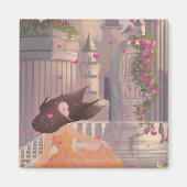 Dancing Girl by the Castle Magnet (Voorkant)