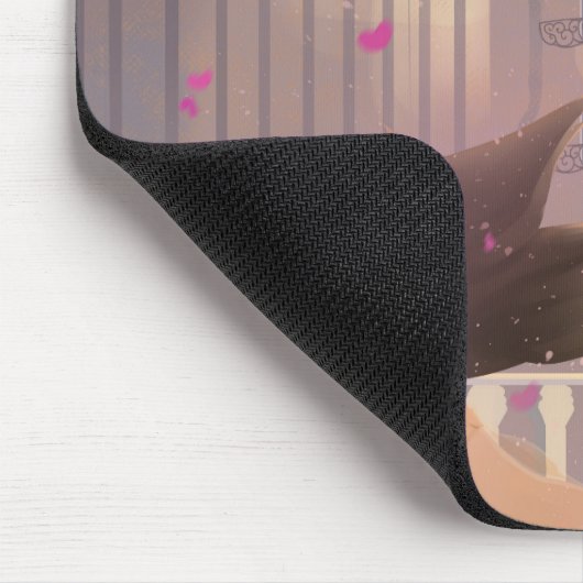 Dancing Girl by the Castle Mouse Pad Muismat (Hoek)