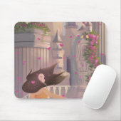 Dancing Girl by the Castle Mouse Pad Muismat (Met muis)