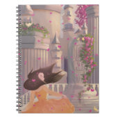 Dancing Girl by the Castle Notebook Notitieboek (Voorkant)