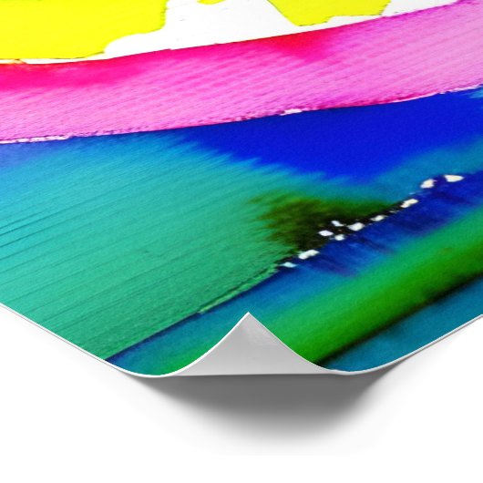 Dancing Girl concept Kunst Poster (Hoek)