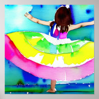 Dancing Girl concept Kunst