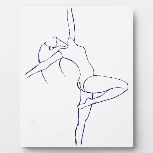 Dancing Girl Fotoplaat (Voorkant)