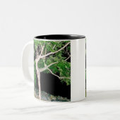 Dancing Girl Tree Tweekleurige Koffiemok (Voorkant links)