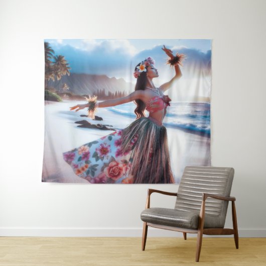 Dancing Girl Wandkleed (In Situ (horizontaal))