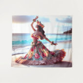 Dancing Girl Wandkleed (Voorkant (horizontaal))