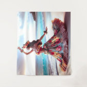 Dancing Girl Wandkleed (Voorkant)