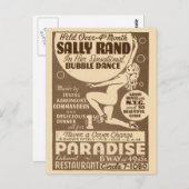 Dancing Girls Bubble Dance  Flyer Briefkaart (Voorkant / Achterkant)