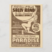 Dancing Girls Bubble Dance  Flyer Briefkaart (Voorkant)