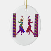 DANCING Girls :  Indische Bollywood Style Dance Keramisch Ornament (Rechts)