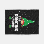 Dancing Gnome Family Matching Christmas Funny Paja Fleece Deken (Voorkant (Horizontaal))