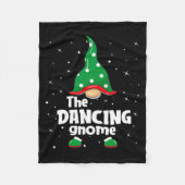 Dancing Gnome Family Matching Christmas Funny Paja Fleece Deken (Voorkant)
