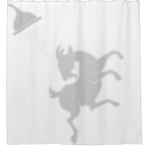 Dancing Goat Shadow Silhouette Shadow Buddies Douchegordijn