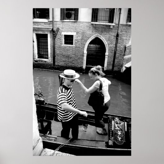 Dancing Gondolier Poster (Voorkant)