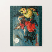 Dancing Halloween Witch Legpuzzel (Verticaal)