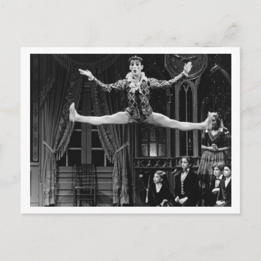 Dancing Harlequin Briefkaart (Voorkant)