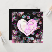 Dancing Hart Kaart (Voorkant / Achterkant in situ)