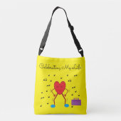 Dancing Heart Crossbody Bag Crossbody Tas (Achterkant)