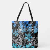 Dancing Hibiscus Hawaiian Blend Beach Bag Tote Bag (Voorkant)